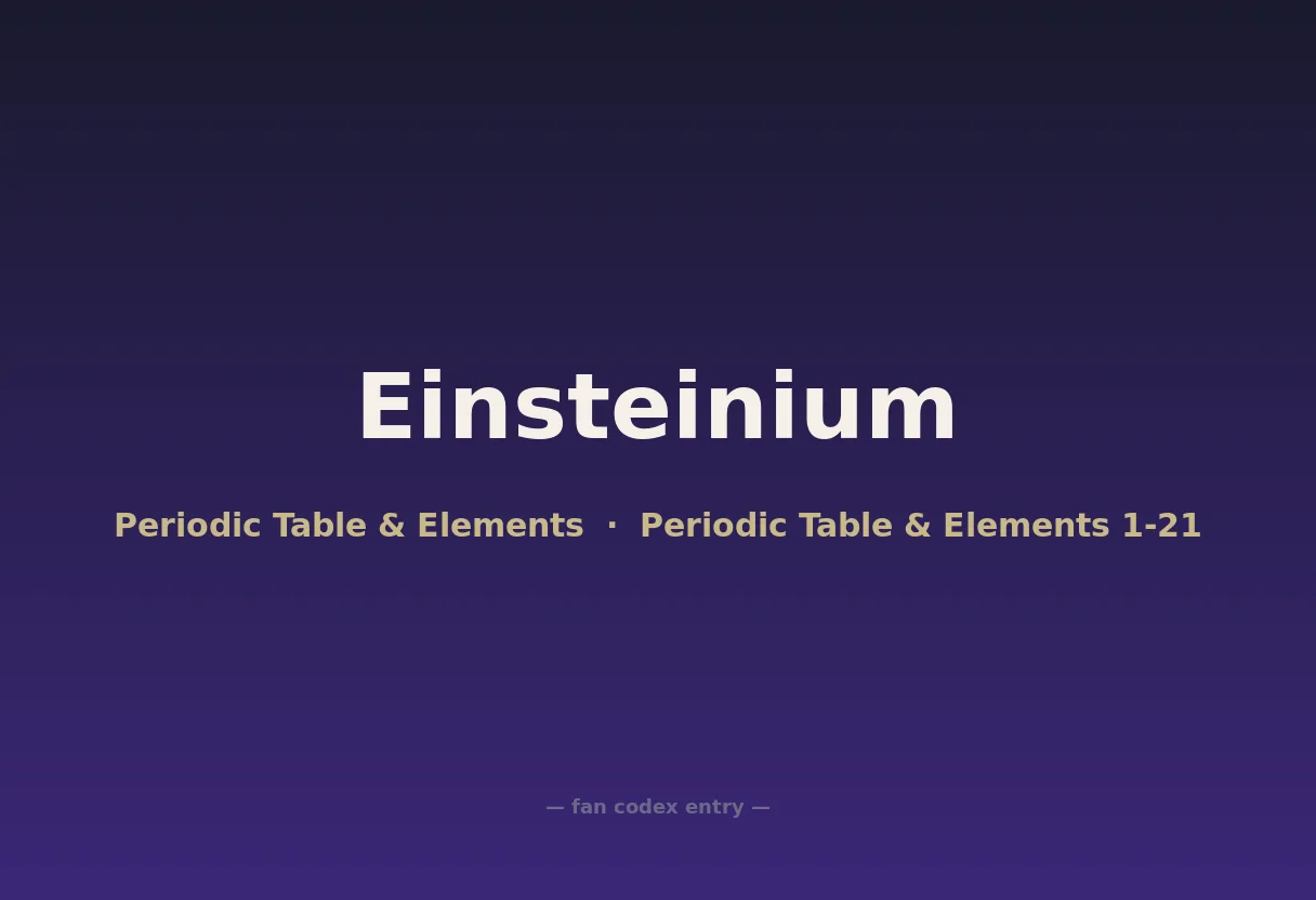 Einsteinium